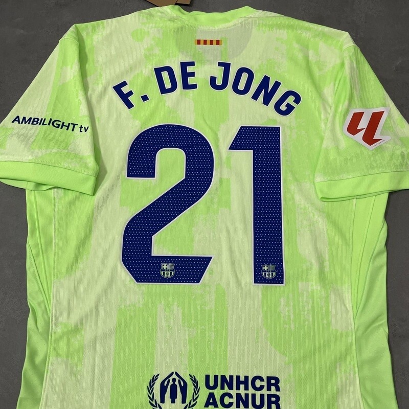 24252526 バルセロナ ホーム＆アウェイ グリーン プレーヤーズバージョン アマール 19番 サッカー スポーツジャージ チャンピオンズリーグ同型|undefined