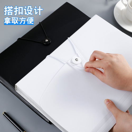 A4 organ bag information storage bag large capacity multi-layer folder student insert test paper clip bill storage artifact