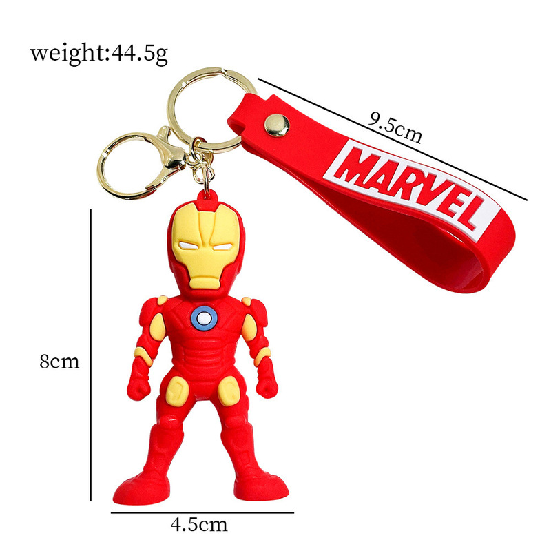 2025 アベンジャーズスパイダーマンキーホルダーキャプテンアメリカ車のキーペンダントマーベルキーホルダー卸売|undefined
