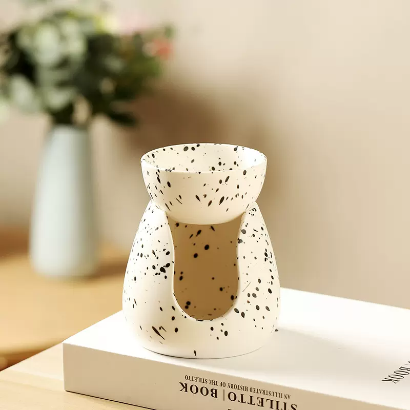 跨境热卖创意北欧陶瓷精油炉分体式香薰炉蜡烛香精炉家居工艺摆件