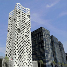 铝单板氟碳冲孔雕花幕墙装饰工程高楼大厦雕刻立体感强铝单板