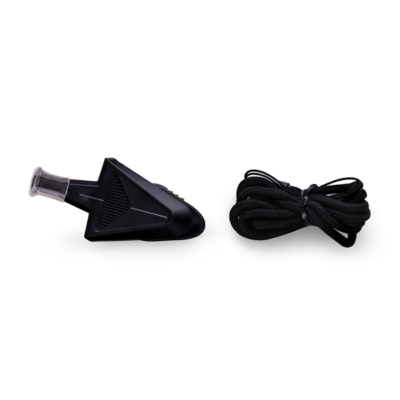 Deli Angnet F1306 Whistle with Lanyard Abs Material Sports Teacher Referee Ball Court Night Camping