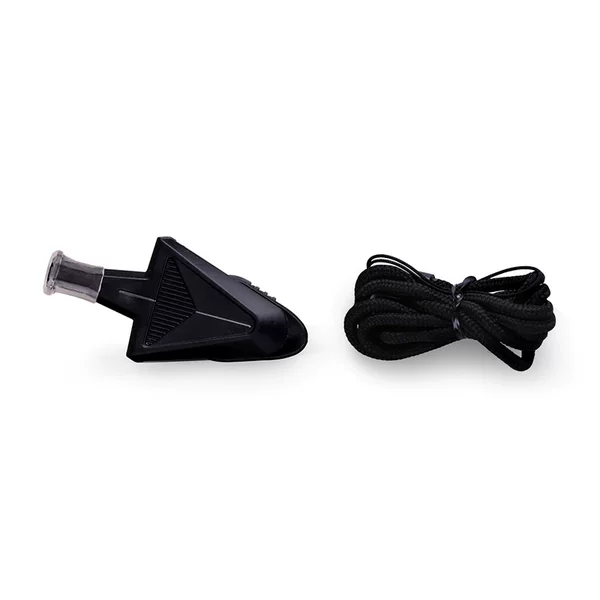 Deli Angnet F1306 Whistle with Lanyard Abs Material Sports Teacher Referee Ball Court Night Camping