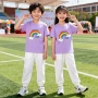 七彩虹夏季演出短袖儿童服
