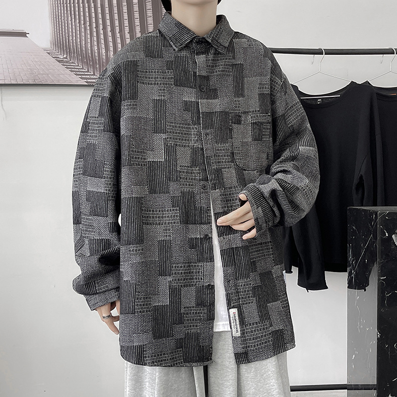 Denim demi-season trend shirt