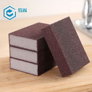 Emery sponge wipe kitchen cleaning supplies rust removal brush pot sponge block household cleaning brush pot brush factory wholesale