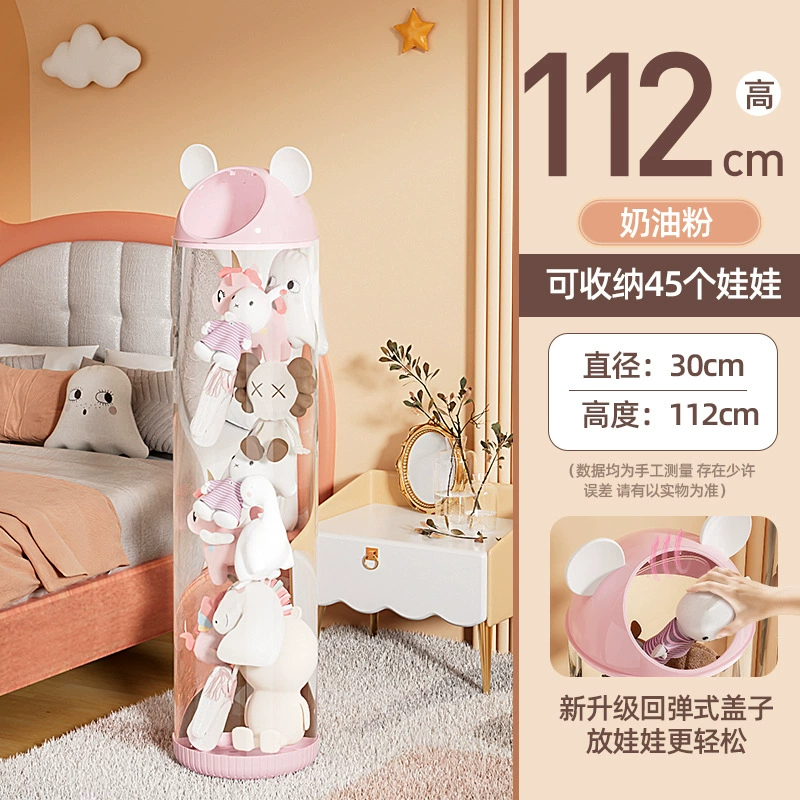 Doll, storage system, plush toy