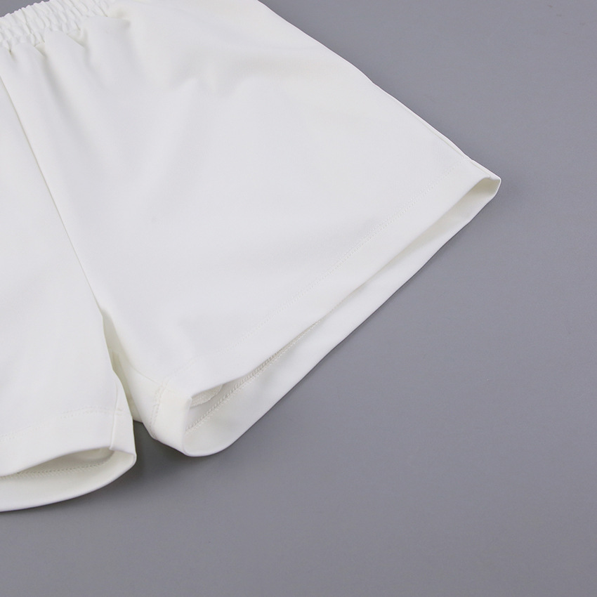 2pcs Wholesale Casual Women Sets Polo Top + Shorts 17