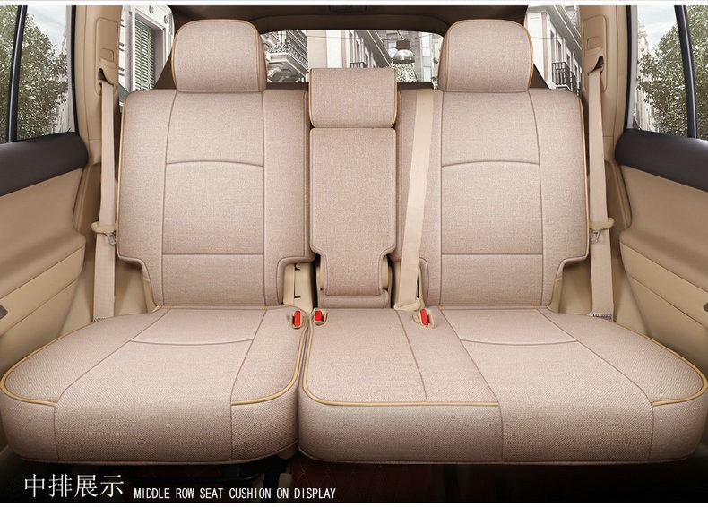 [Cross-Border] Toyota 4Runner 11-24 Prado Linen Seat Cover Full Surround Car Seat Cushion