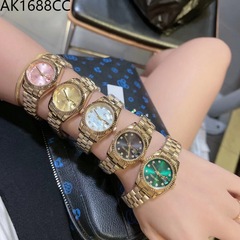 WIS外国貿易速売通商品労牌女性ファッション労入ドリルカレンダー鋼帯腕時計卸売り
