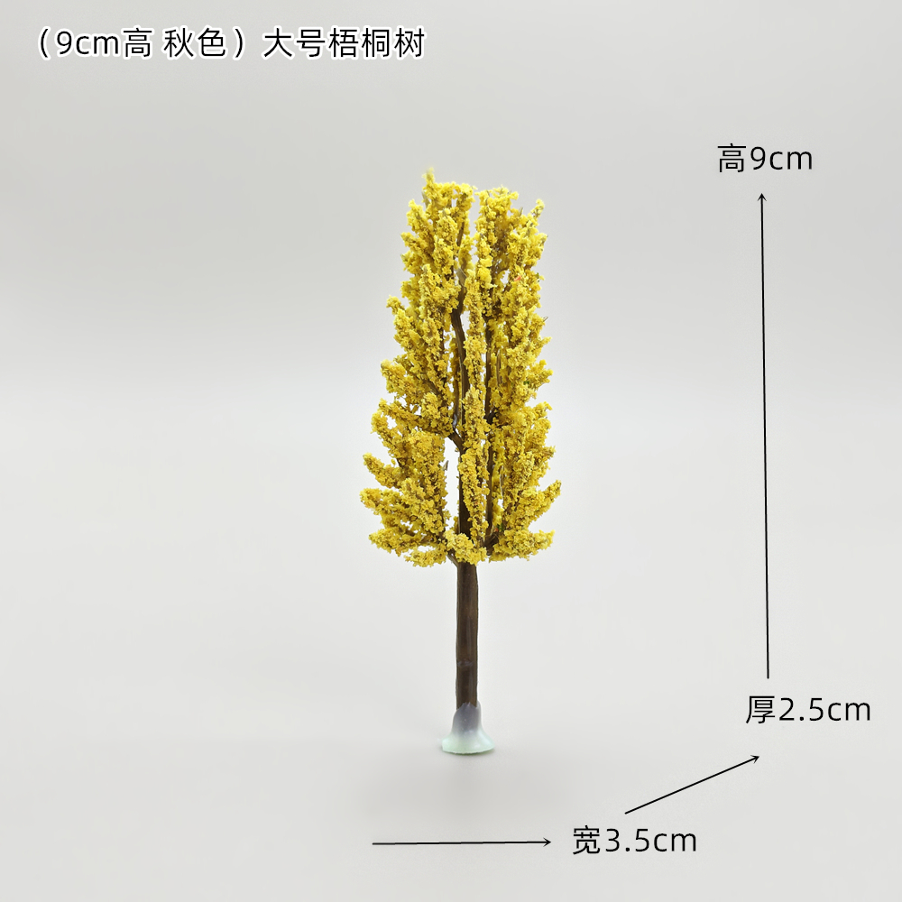 9 cm de altura otoño gran árbol de ignominia