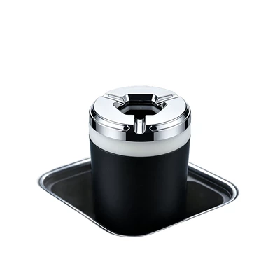 Car ashtray – electroplated finish, windproof and flame-retardant