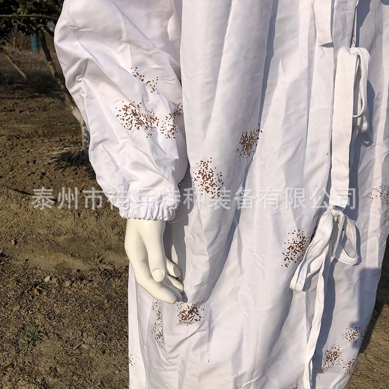 White trench coat for children and adults 3