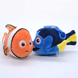 4寸海底总动员Finding Nemo小丑鱼尼莫多莉毛绒玩具布偶挂件