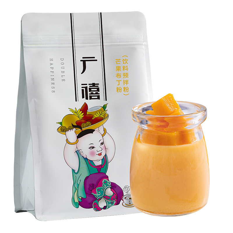 广禧豆花布丁粉1kg 果冻粉家用商用自制冰豆乳椰奶豆腐奶茶店|undefined