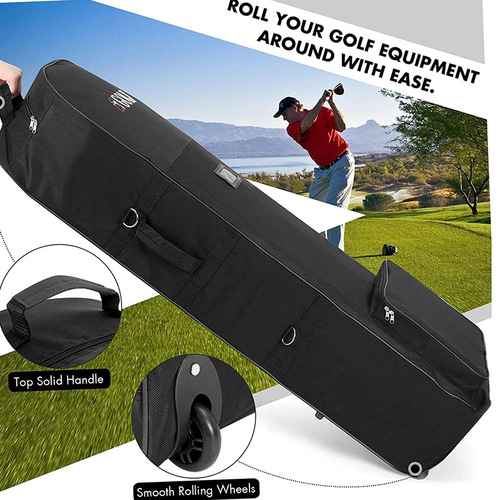 Golf Air Travel Bag, Aircraft-Checked Bag, Golf Club Cover, Foldable Club Case – Complete Set