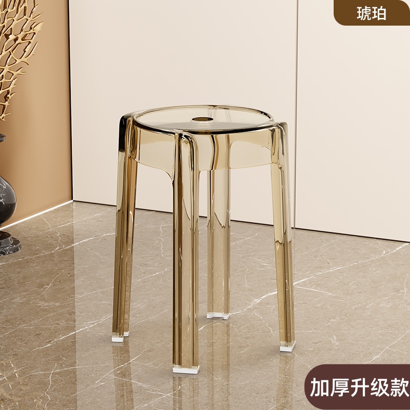 호박색으로 두꺼워지고 업그레이드된 PMMA 소재는 내하중 300kg