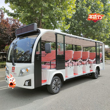 电动高尔夫球车6-17座老爷车旅游景区观光四轮车物业楼盘看房车