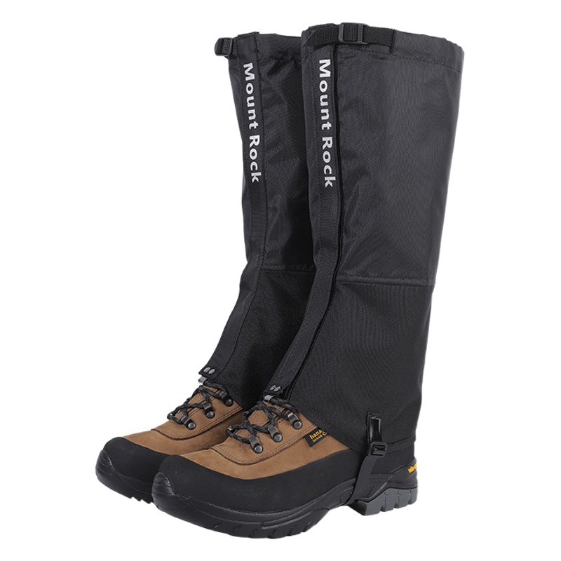 Mountrock Outdoor Hiking Waterproof, Sandproof, Snowproof Mountaineering Leg Warmers, Shoe Covers, Fleece-Lined Warm Foot Covers, Snow Covers