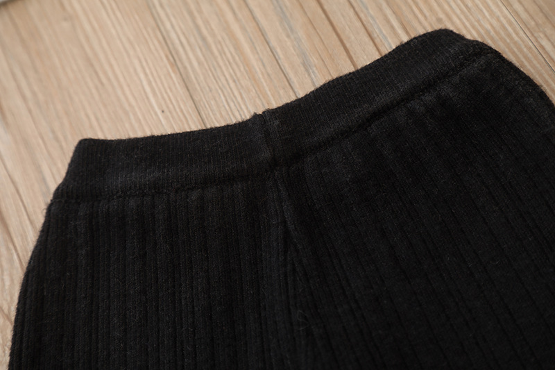 Xiaoxiangfeng Mädchenpullover, zweiteiliges Strickset für Kinder, neues Damen-Strickjackenset mit Schatzschleife_voghion.com