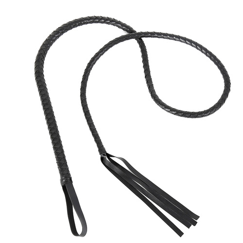 Sex toys black and red leather braided whip couple adult sex export props 1.9 snake whip long whip