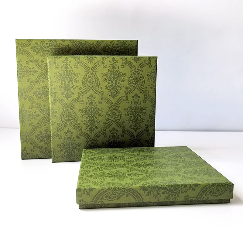 Army Green Small Fresh Ring Box Necklace Earrings Bracelet Jewelry Packaging Box Gift Box Jewelry Box Jewelry Box