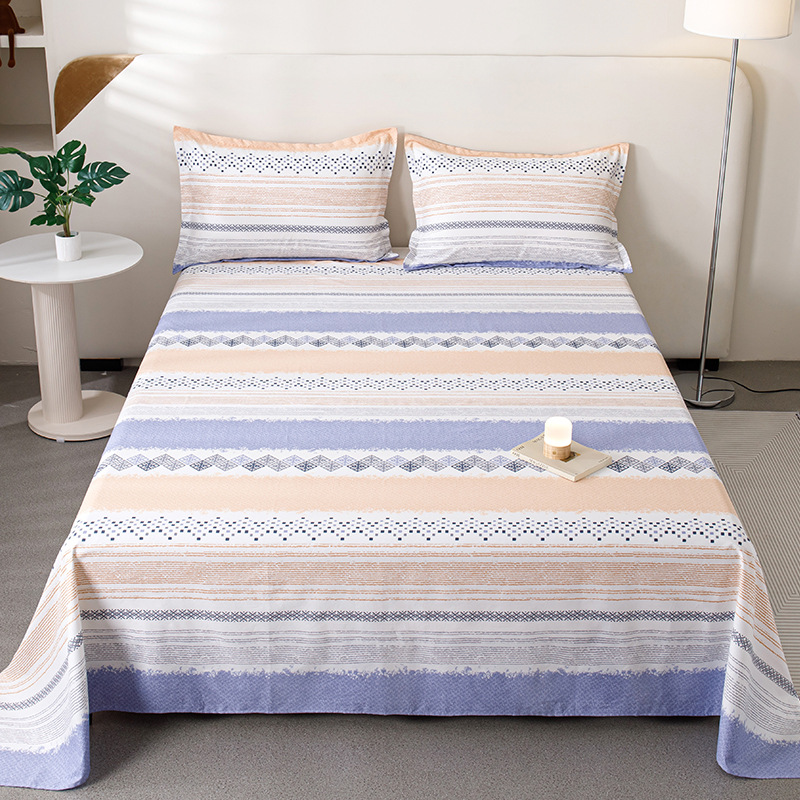 100% algodón sábanas dormitorio de estudiantes cubierta de cama individual niños de verano una sola pieza engrosada edredón al por mayor image 15