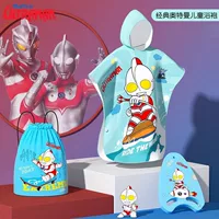Ultraman Детское плавательное банное полотенце быстро впитывает воду с капюшоном Плащ пляжное полотенце Портативное плавательное оборудование