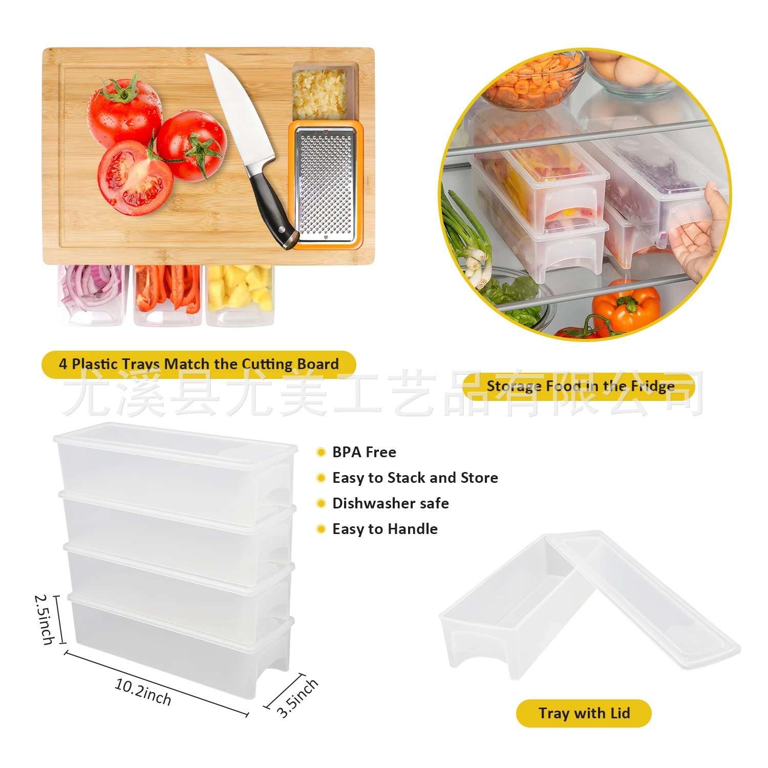 Amazon multi-función de cajón de corte de la tabla traje hogar cuadrado tabla de cortar queso pizza tabla de cortar fabricante