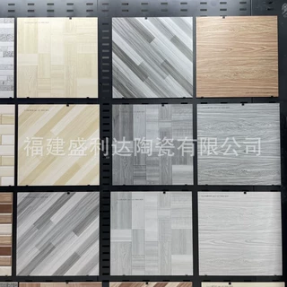 仿古木纹砖600x600客厅卧室厨房阳台卫生间地砖 商场商店瓷砖防滑
