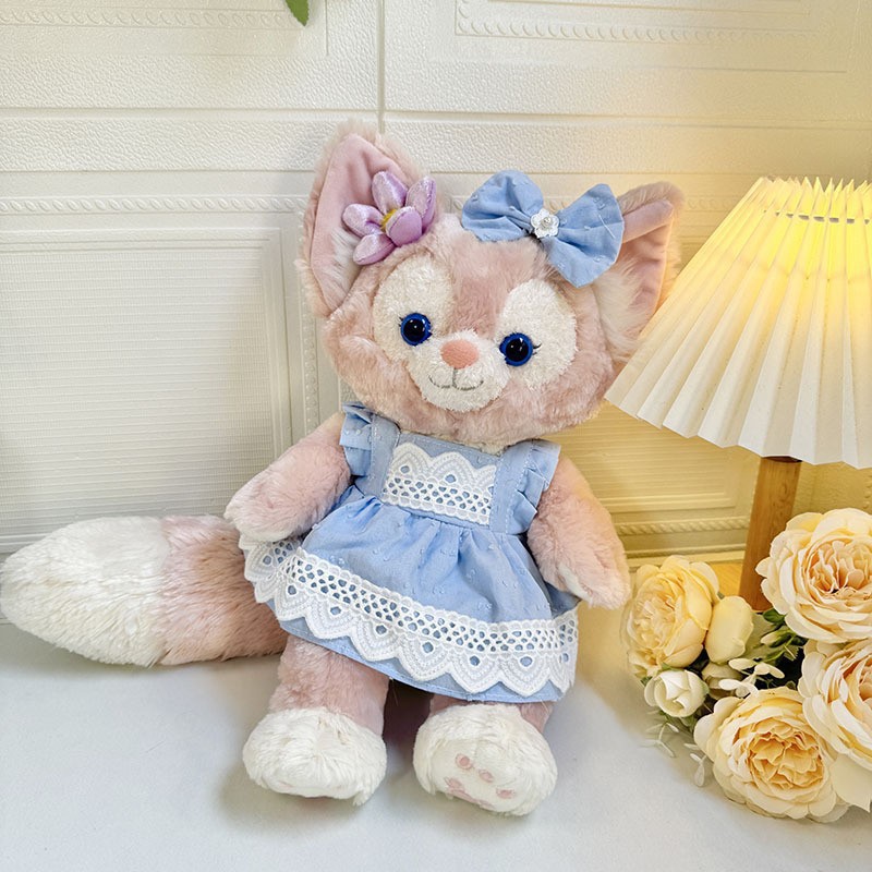 상큼한 블루 레이스 드레스