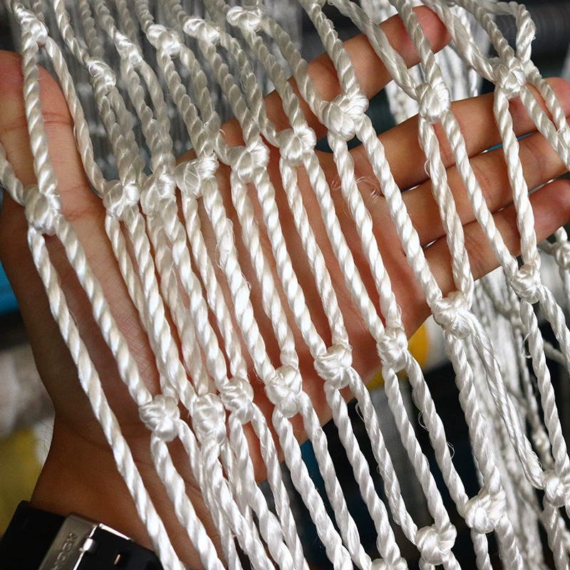 Белая защитная сетка на заказ защита строительной площадки альпинистская сетка с защитой от падения огнестойкая белая безопасная плоская сетка нейлоновая веревочная сетка