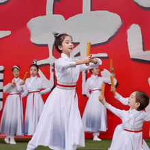 壮志少年行舞蹈服儿童国学汉服古典中国风少年志演出服扇子舞服装