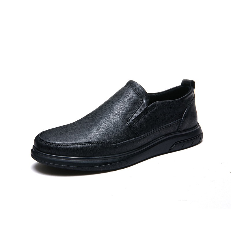 Men's comfortable breathable casual leather shoes_voghion.com