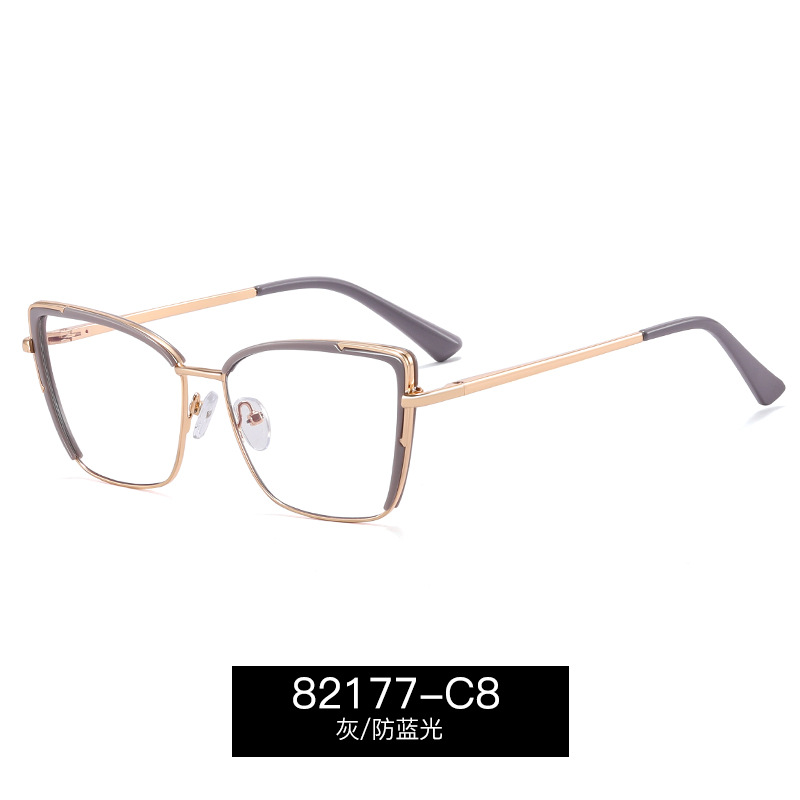 82177 nuevo comercio exterior transfronterizo brasileño venta caliente doble marco de gafas de color fuente de fábrica puede equiparse con gafas de miopía mujer image 14