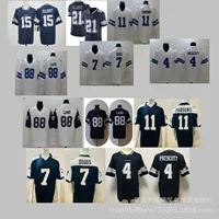 Футбольная майка НХЛ Cowboys LAMB88 # 11 # 7 # Оптовая поставка футболок NFL, экспорт, одна штука