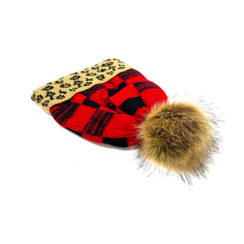 Women's Classic Style Streetwear Plaid Eaveless Wool Cap display picture 5