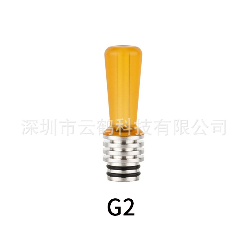 510 largo acero inoxidable + POM PEI plástico acrílico paja goteo sola punta ABCD