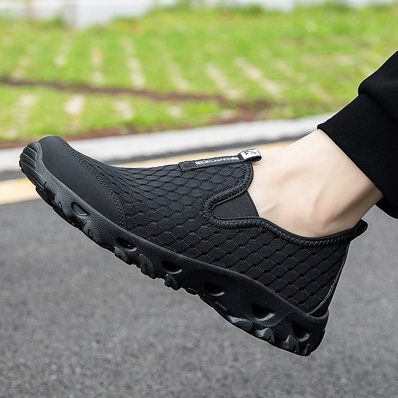 Новая сетчатая обувь мужская летняя дышащая мужская и женская повседневная спортивная обувь