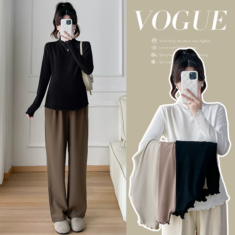 Спотовая одежда для беременных осенью и зимой