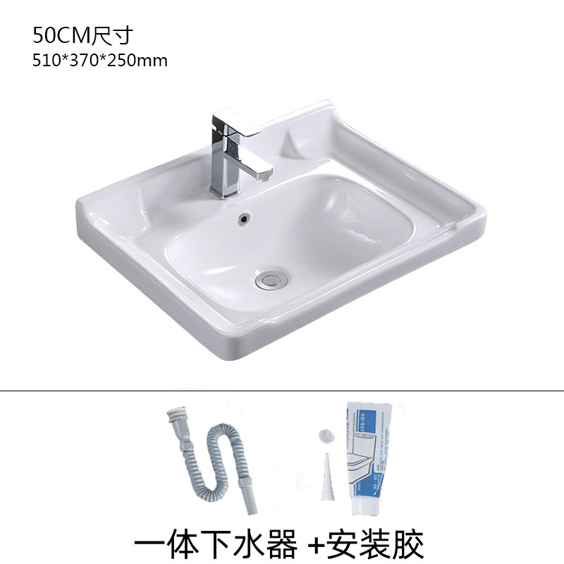 セラミック一体型洗面器、単槽ホーン洗面器、ハイウォーターフレーム洗面器、洗面器キャビネット洗面器、浴室洗面器|undefined