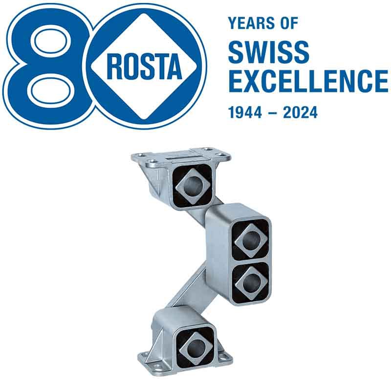 ROSTA AIB27 不锈钢食品级振动筛橡胶弹簧 石场筛分机橡胶缓冲器