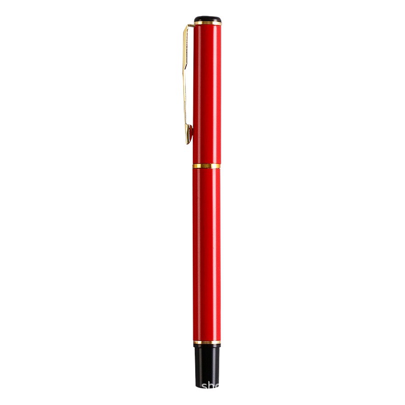 Metal Electroplated Lacquered Heavy-Duty Business Office Signature Ballpoint Pen 0.5mm Refillable Gel Pen Minimalist Fountain Pen