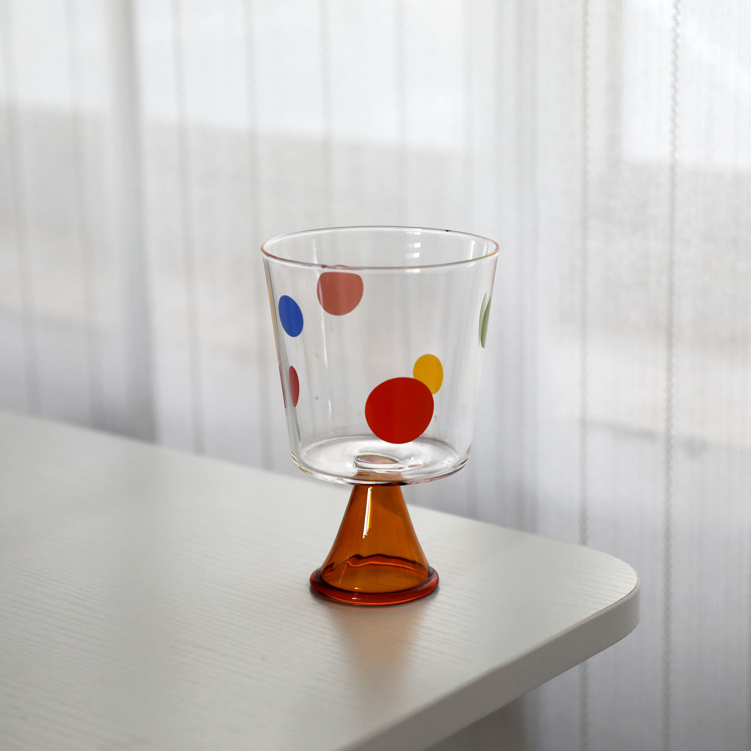 Yellow wineglass