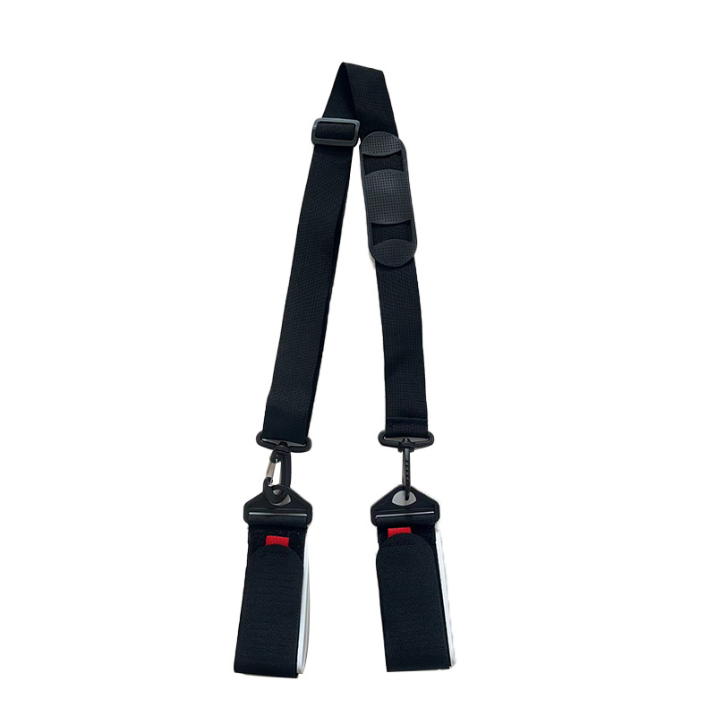 Spot correa de esquí correa de fijación de tabla de snowboard doble portátil correa de trineo correa de trineo ajustable correa de trineo transfronterizo