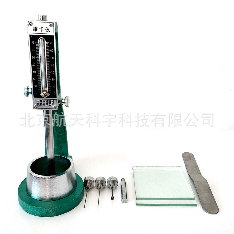 Готовая поставка тестера толщины цемента и времени конденсации, микрометра, первой иглы для конденсации, концевой иглы для конденсации.