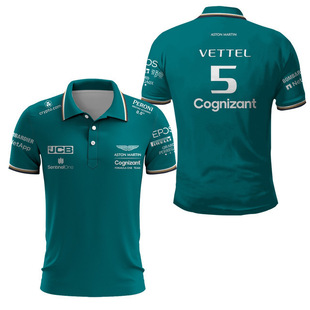Cross-border F1 racing new POLO shirt motorcycle suit mountain cross-country shirt breathable quick-drying lapel short-sleeved team uniform