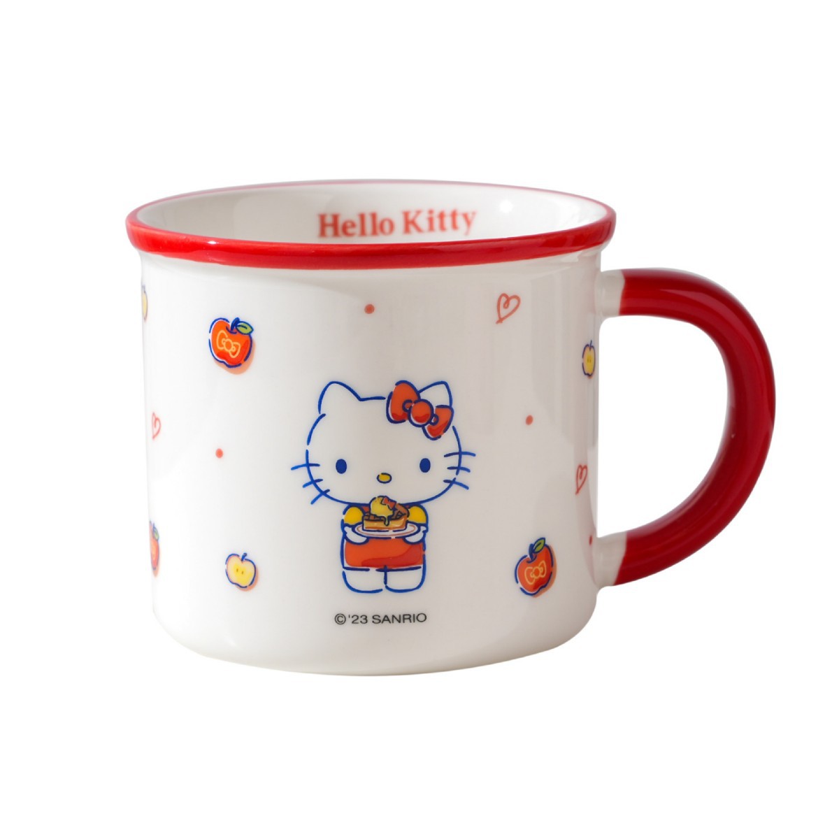 Sanrio autorizado tazas de cerámica auténticas, dibujos animados lindos, tazas de regalo de alto valor, tazas de agua de esmalte caseras