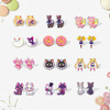 Acrylic earrings, cute resin, Sailor Moon