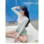 韩国防晒长袖显瘦泳衣